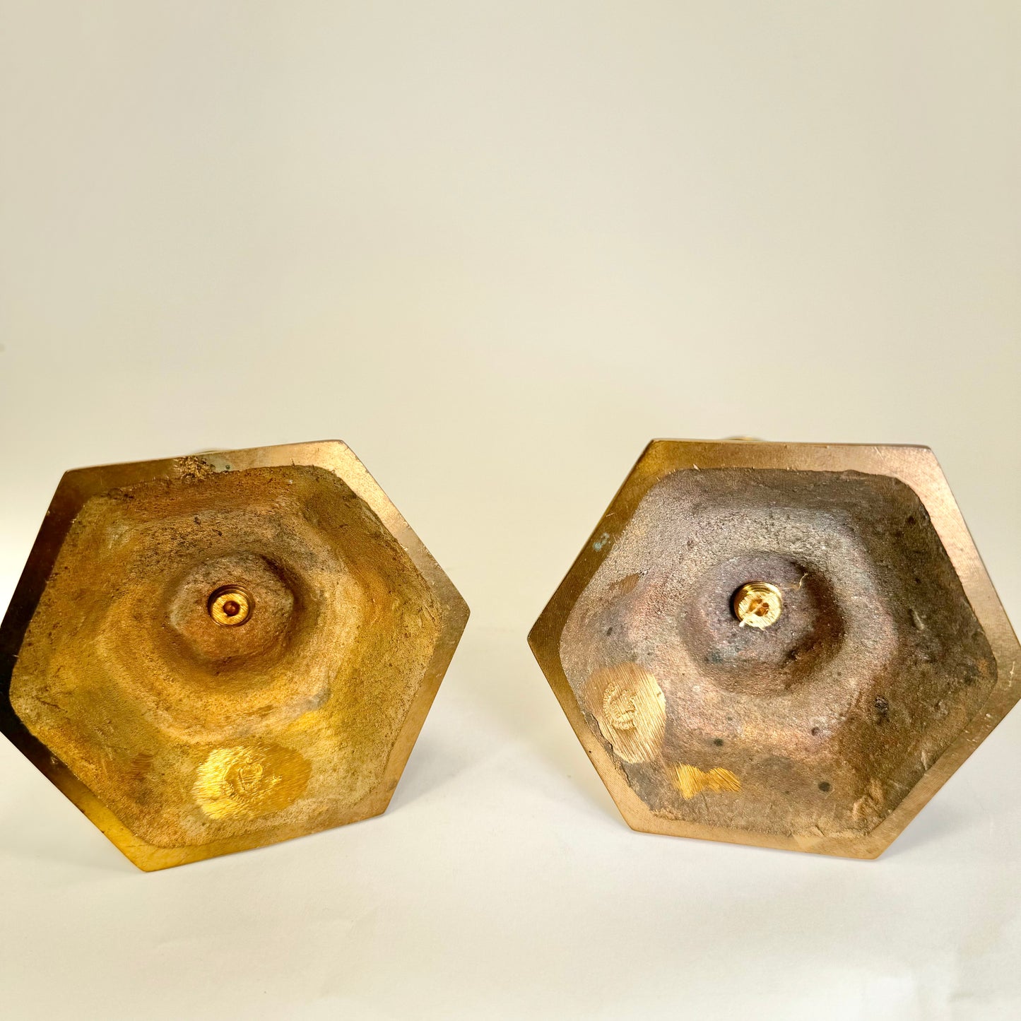 Pair of candle holders from Scandia Malm
