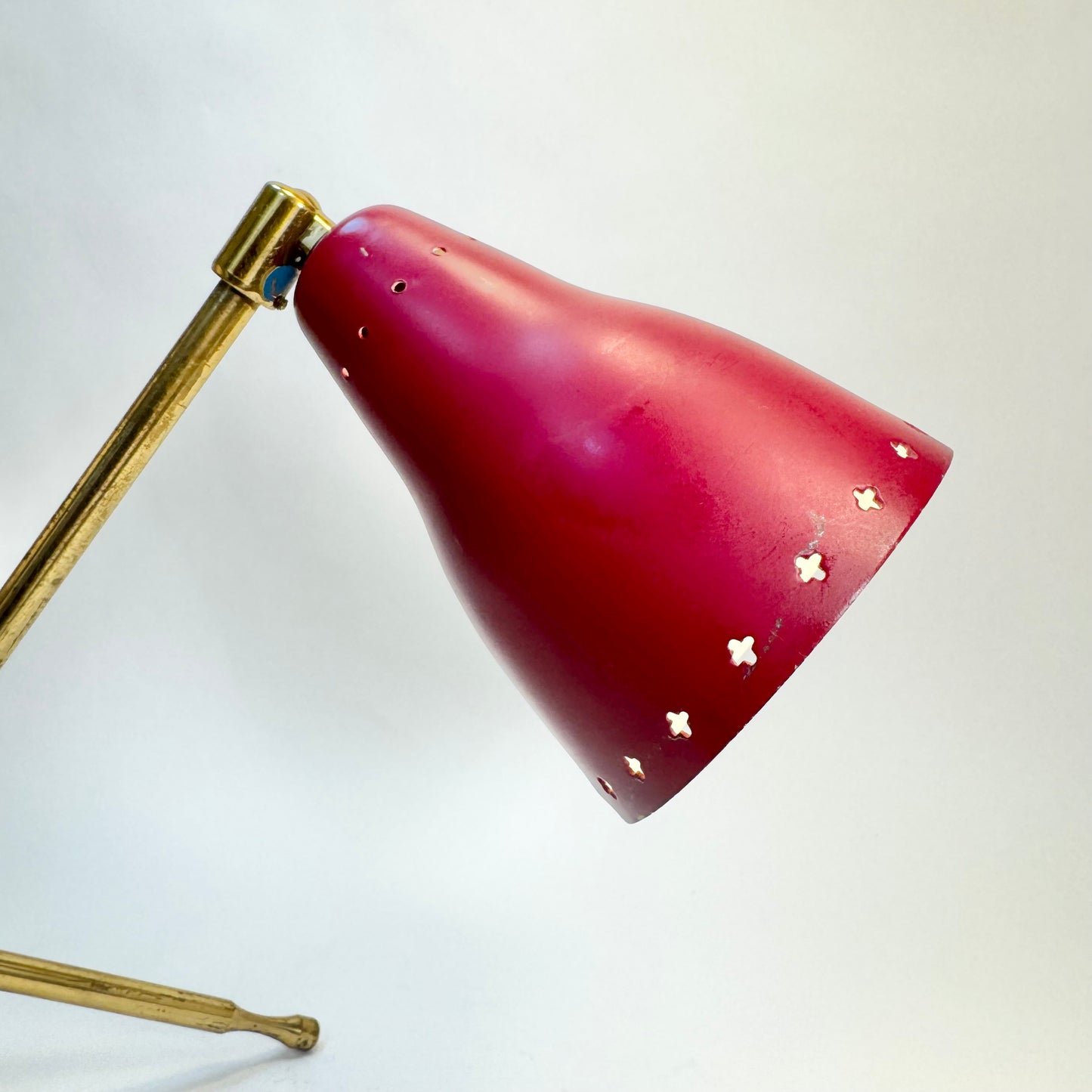 Bords/vägglampa i mässing
