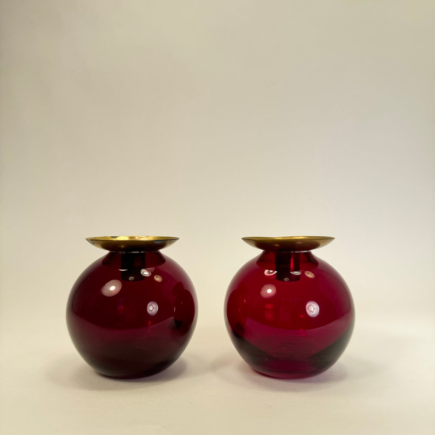 Set of candle holders by Gunnar Ander