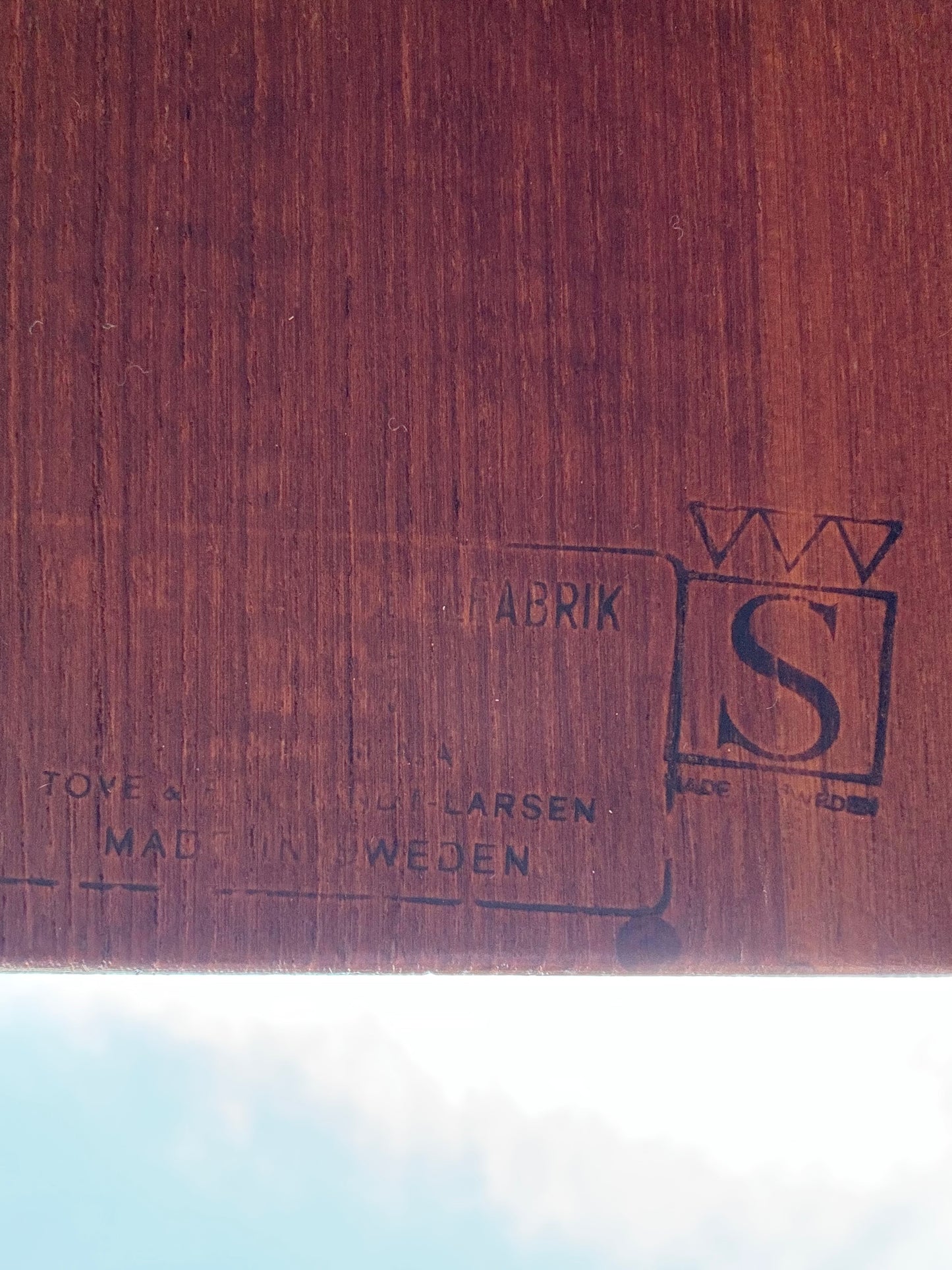 Soffbord i massivt teak av Tove & Edvard Kindt Larsen