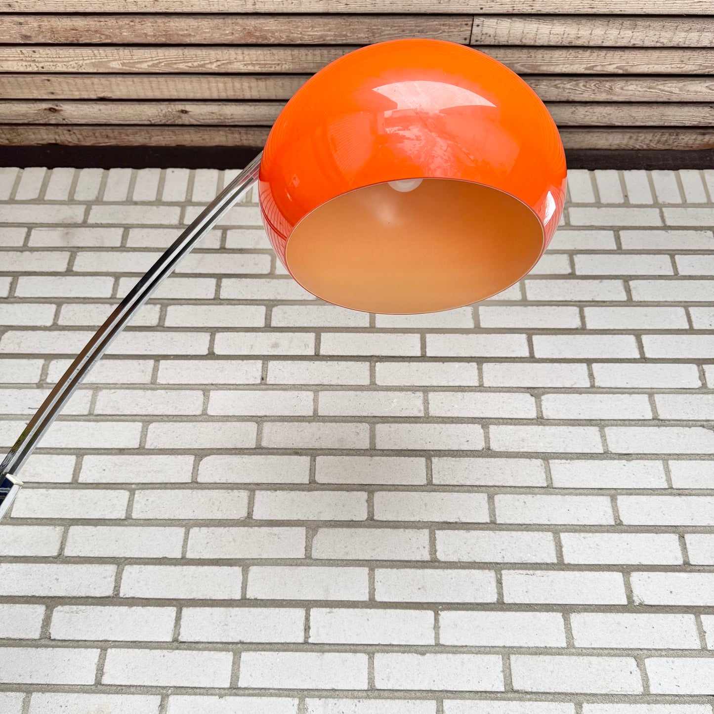 Space-age golvlampa från Sölken Leuchten, 1970-tal