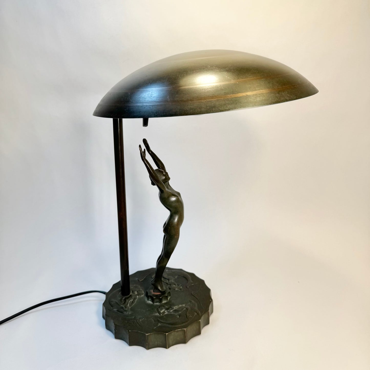 Bordslampa från Malmö Metallvarufabrik