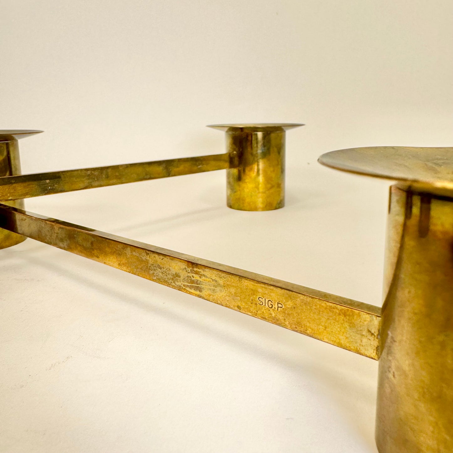 Pair of rare candle holders by Sigurd Persson