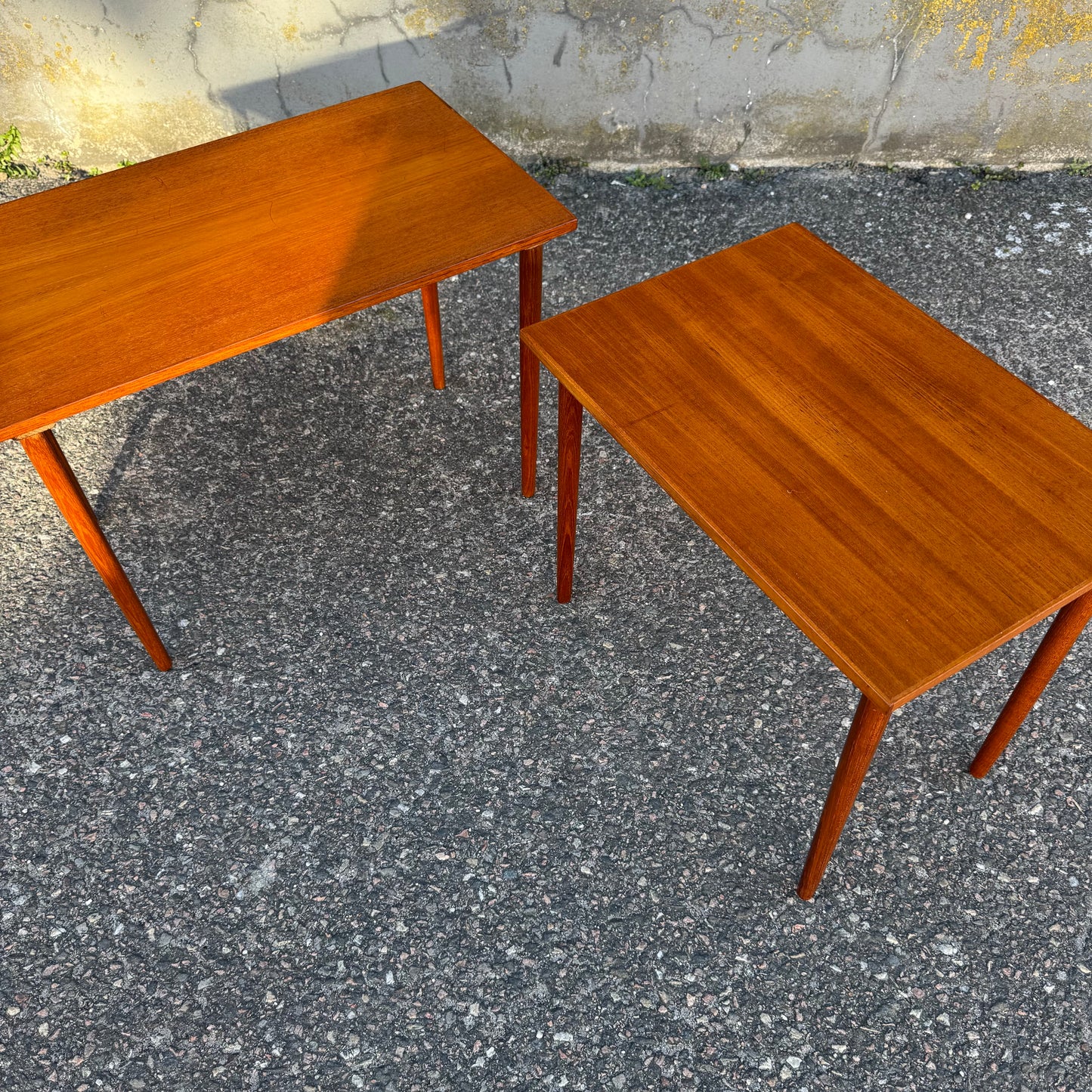 Satsbord i teak