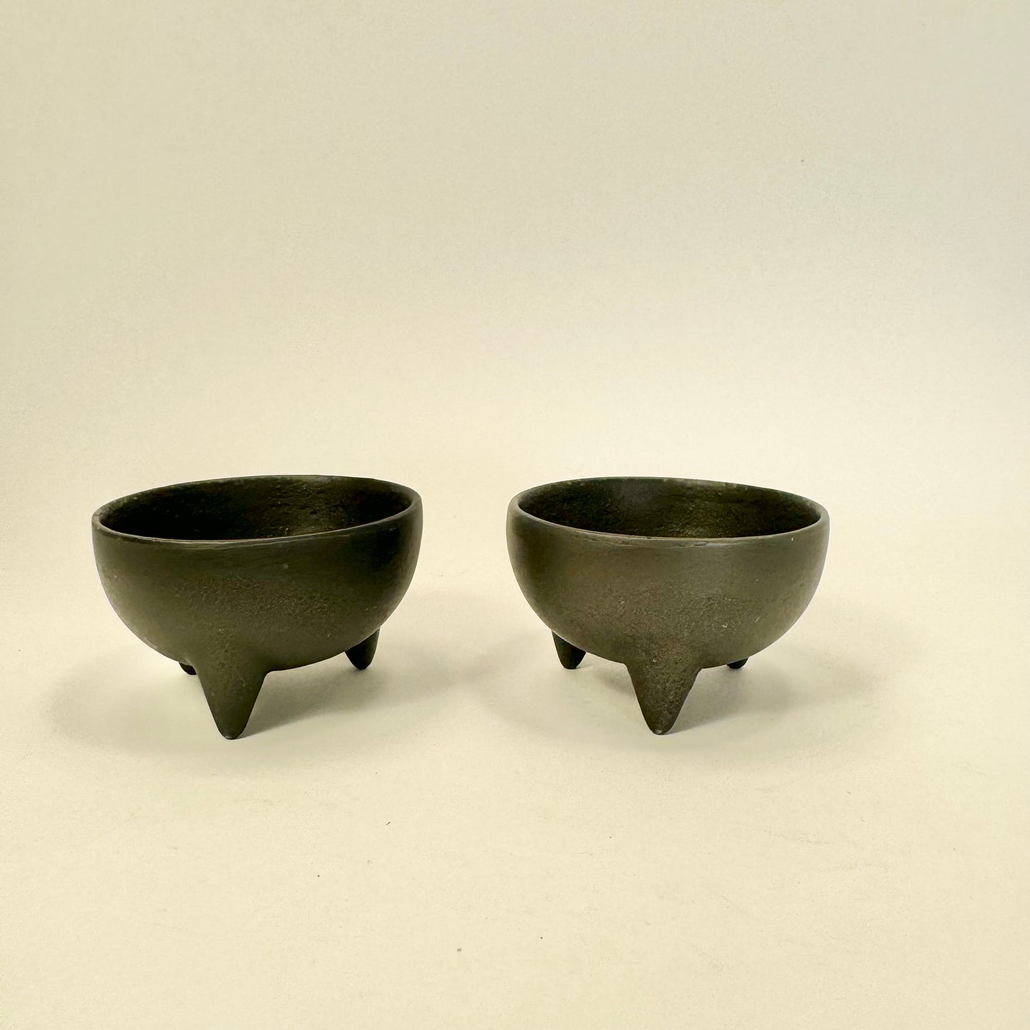 Candle holders in cast iron by Ystad Metall