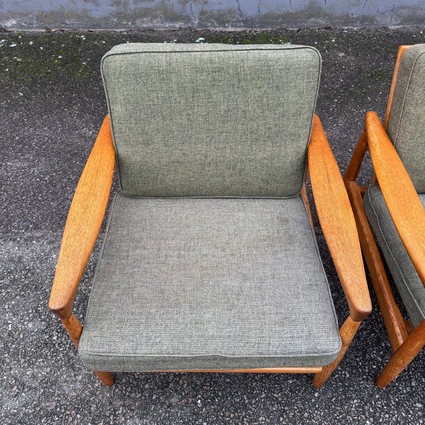 2st ”kolding” fåtöljer av Erik Wørtz