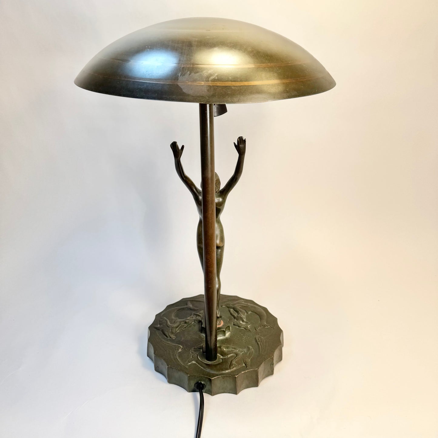 Bordslampa från Malmö Metallvarufabrik
