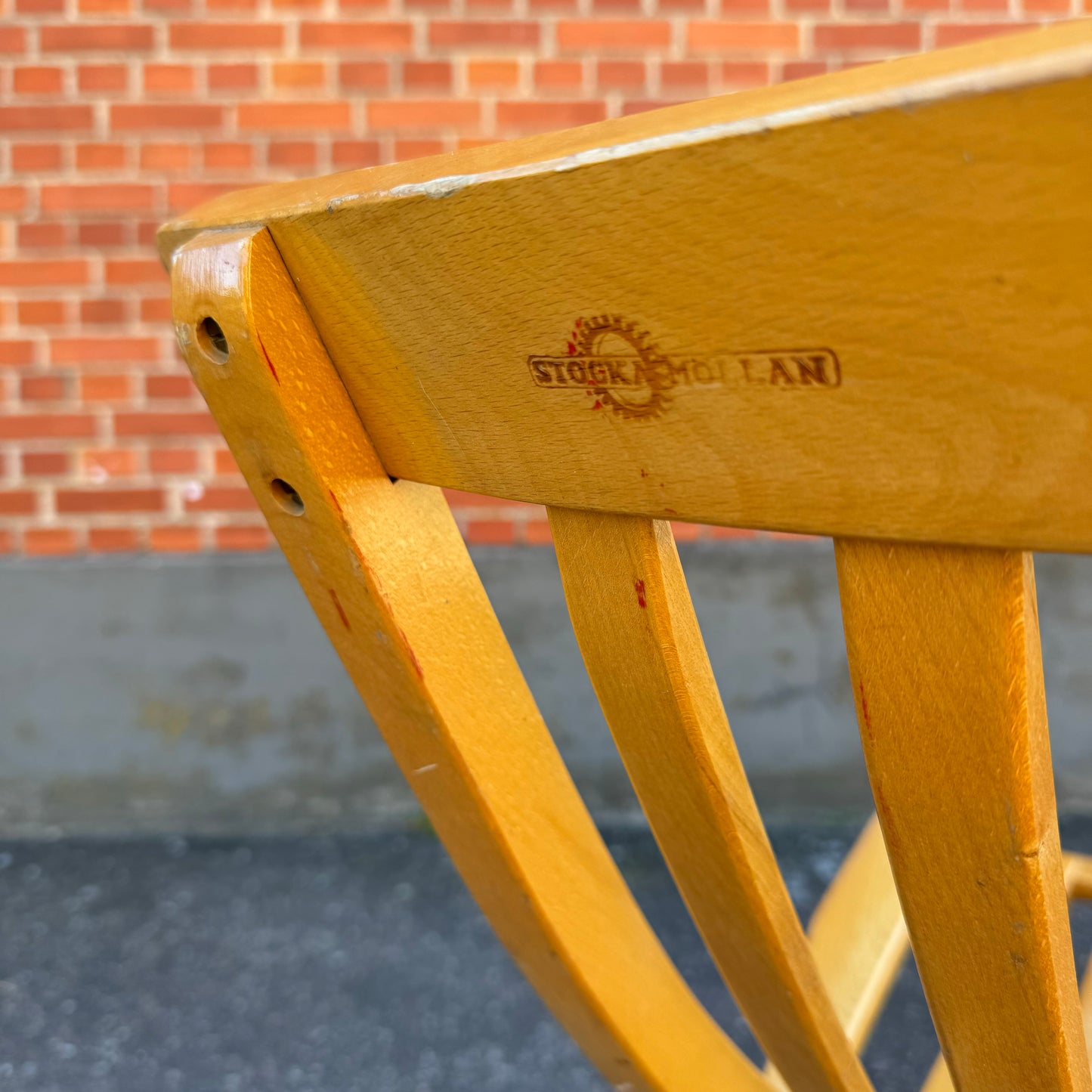 Däckstol från Stockamöllan