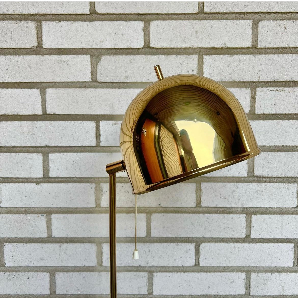Brass floor lamp G-075 by Eje Ahlgren