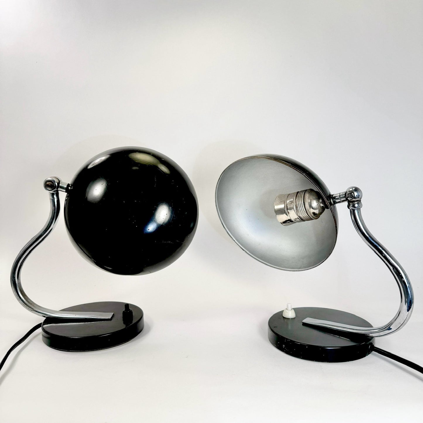 Pair of wall/table lamps by ASEA