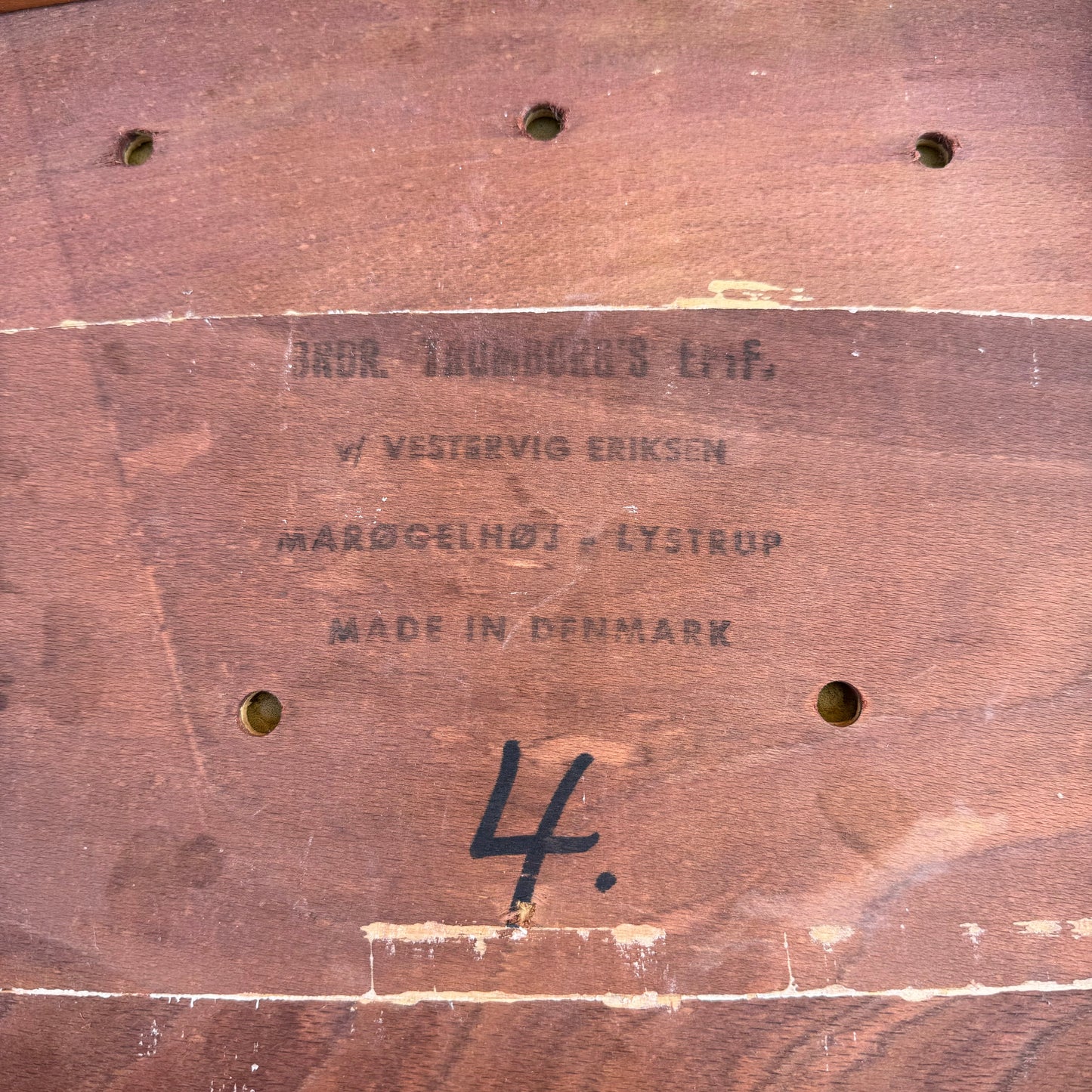 Set of 4 Vestervig Eriksen chairs