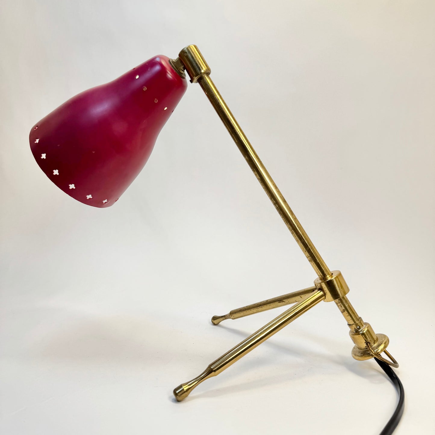 Bords/vägglampa i mässing