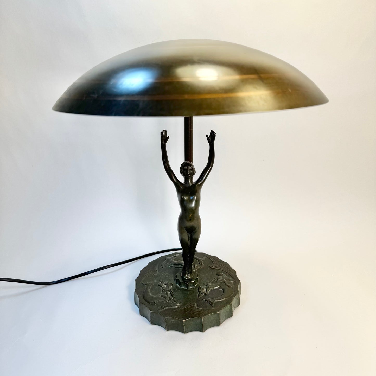 Bordslampa från Malmö Metallvarufabrik