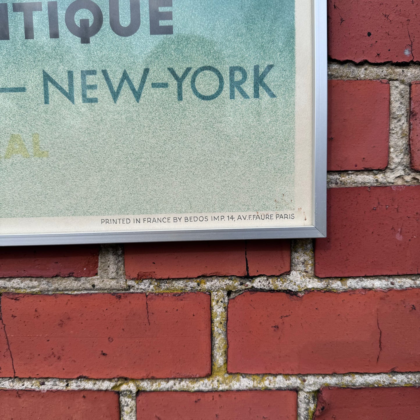 ADOLPHE MOURON CASSANDRE, färglitografisk affisch "Normandie"