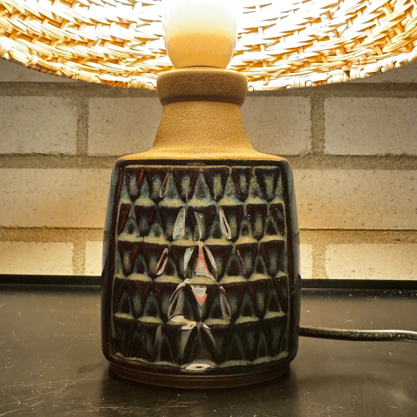 Bordslampa i stengods, Einar Johansen för Søholm