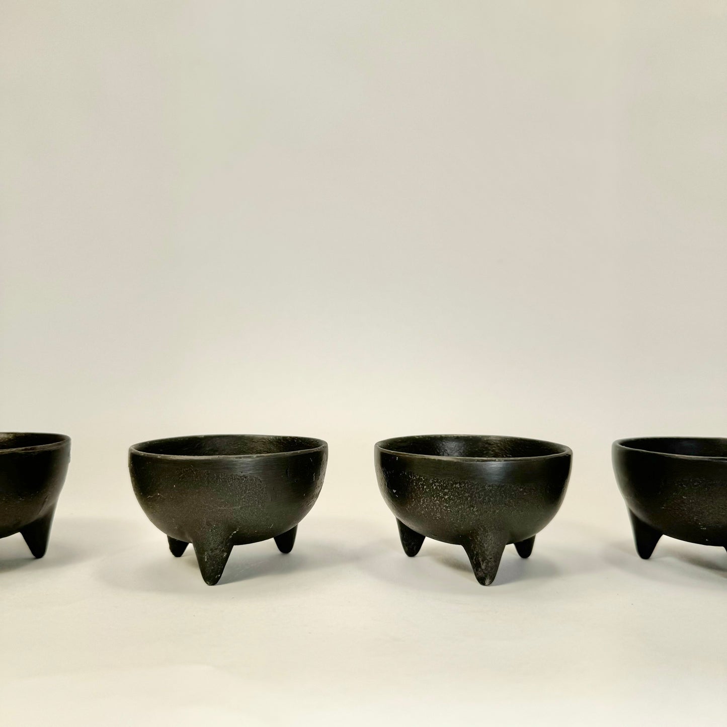 Candle holders in cast iron by Ystad Metall