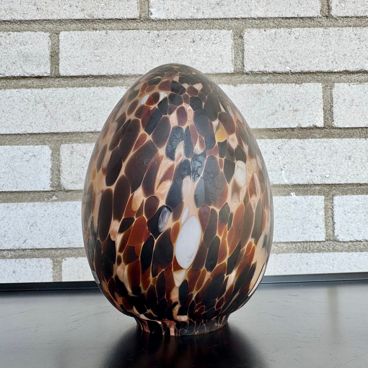 Skulptur i glas av Monica Backström för Boda