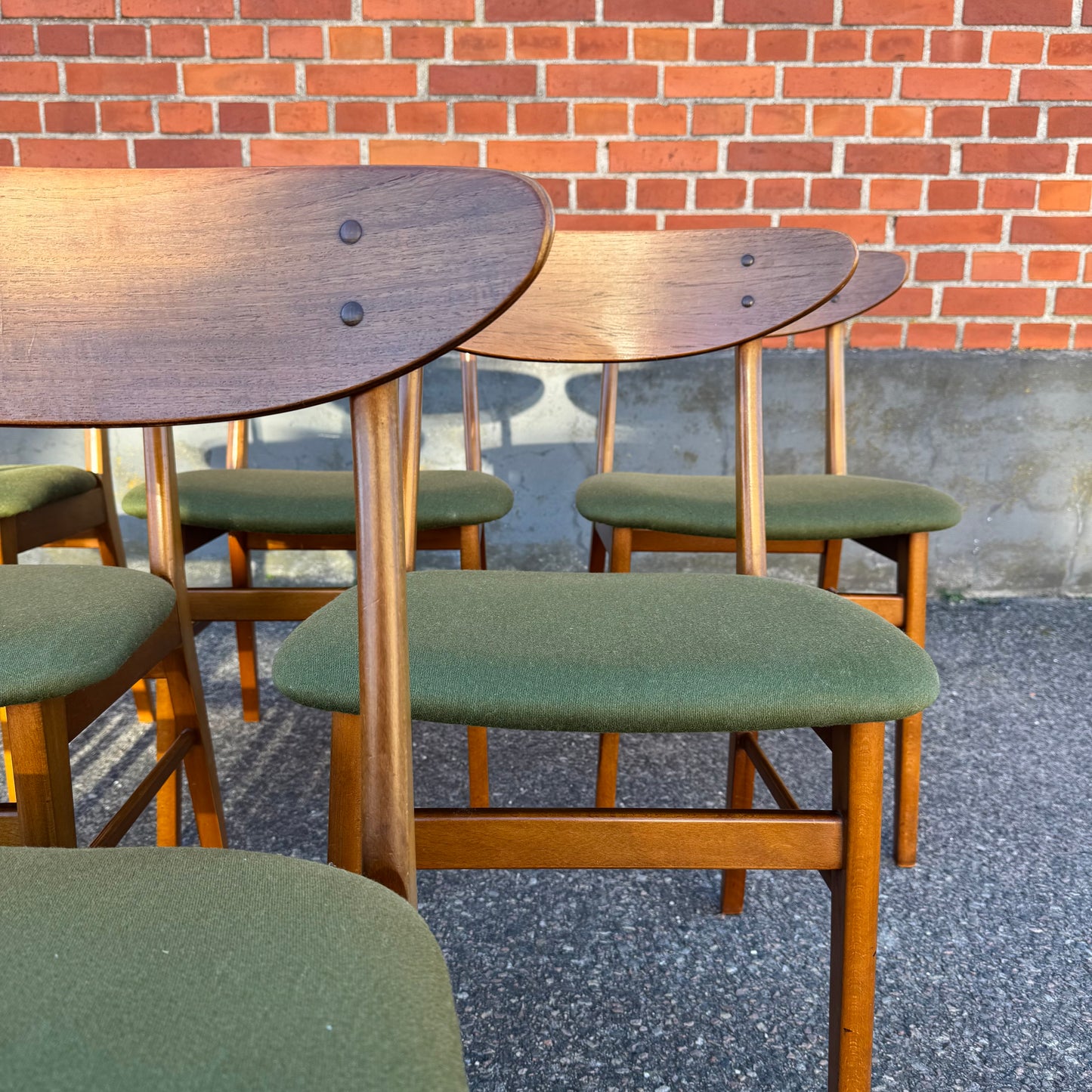 Set med 6st matstolar från Farstrup