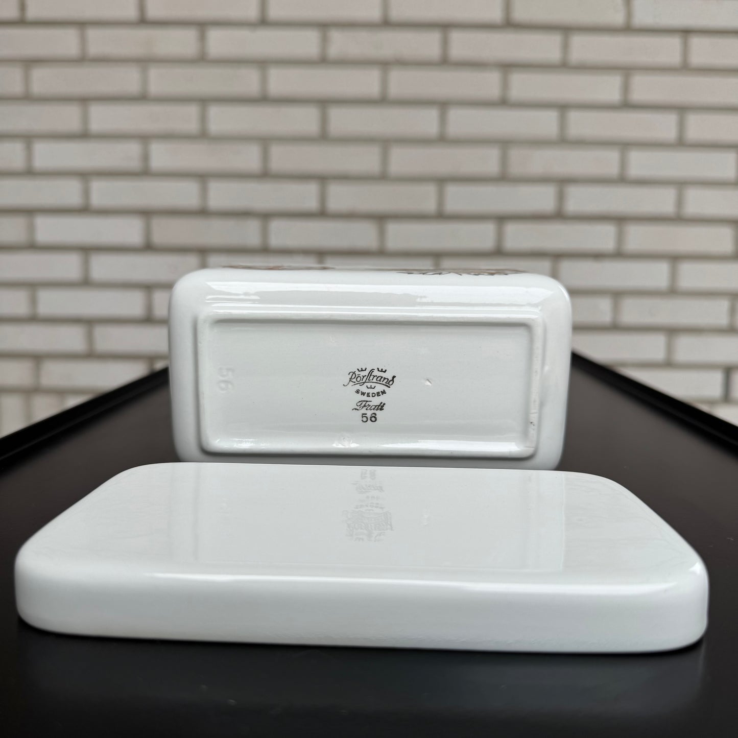 Smörasken ”frati” från Rörstrand