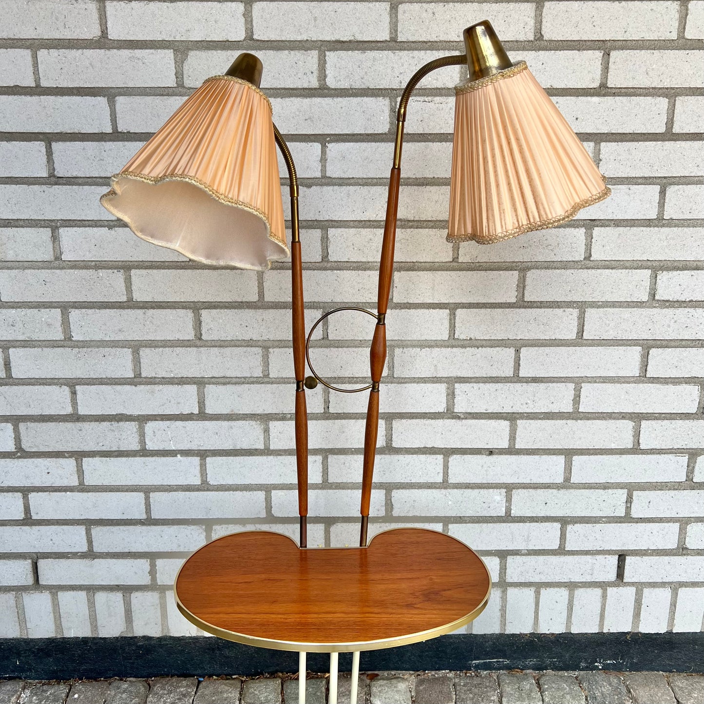 Floor lamps with table