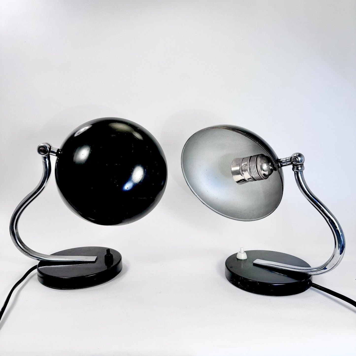 Pair of wall/table lamps by ASEA
