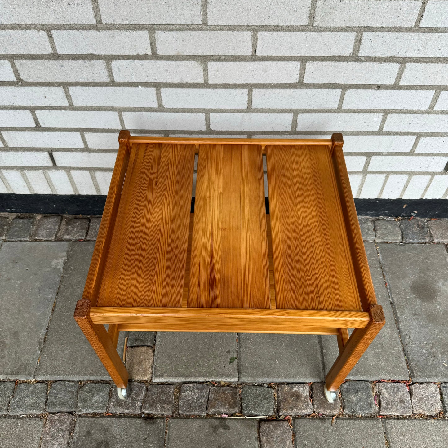 Side table in pine by Yngve Ekström