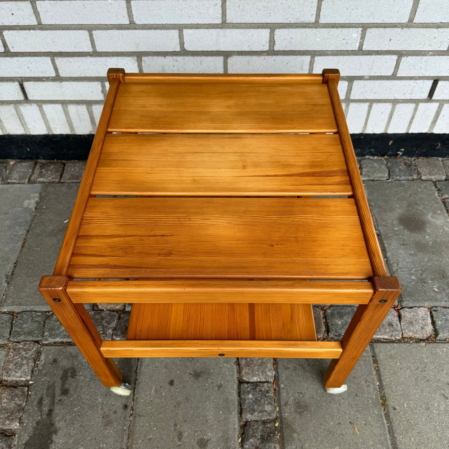 Side table in pine by Yngve Ekström