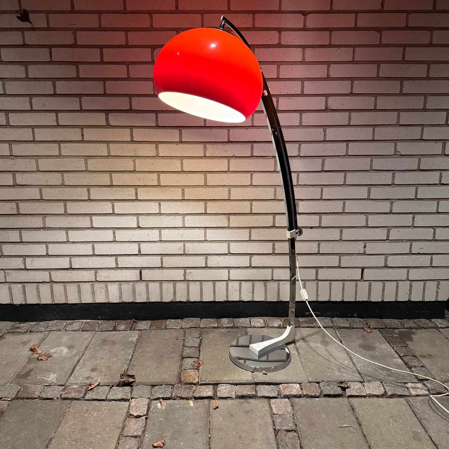 Space-age golvlampa från Sölken Leuchten, 1970-tal