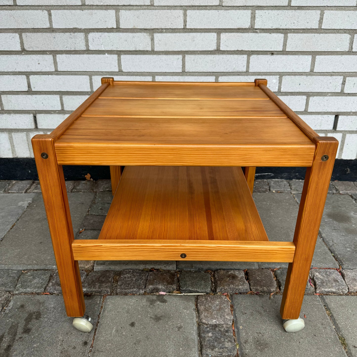 Side table in pine by Yngve Ekström