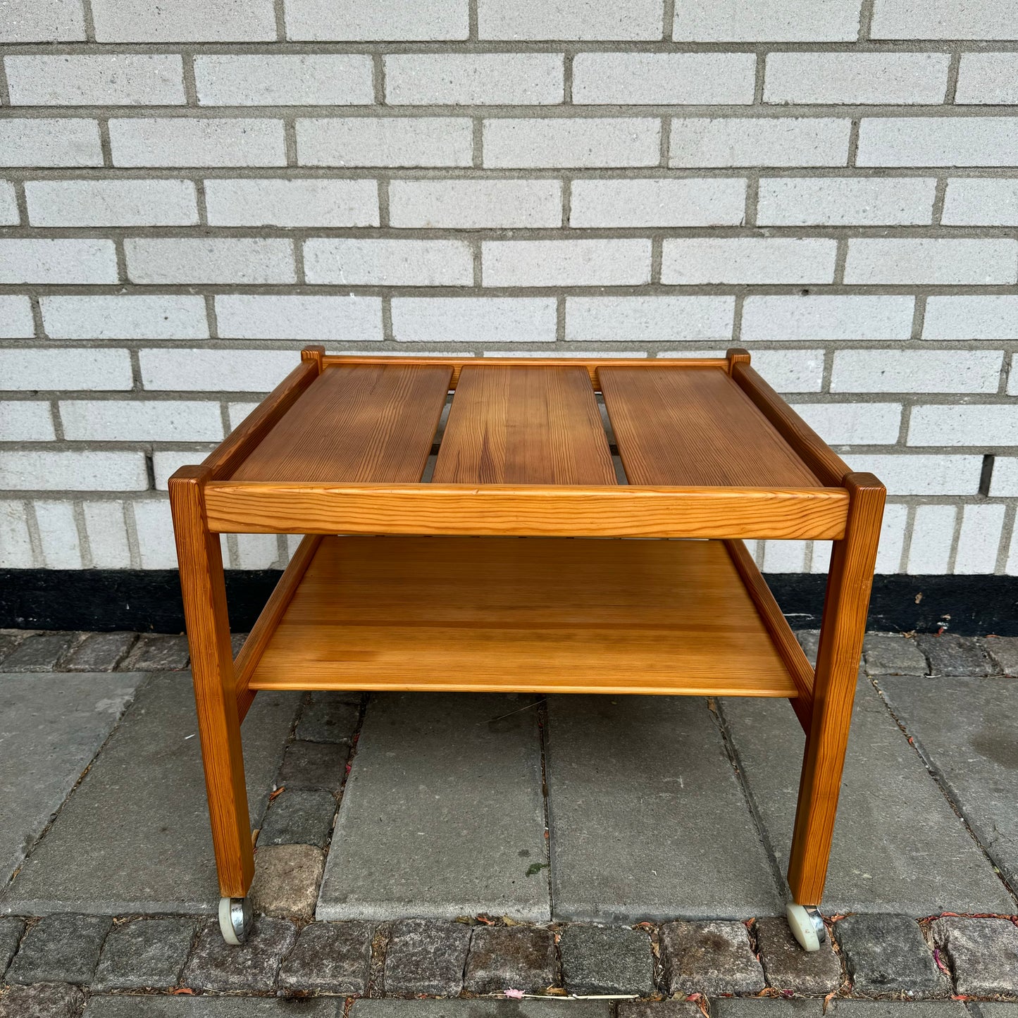 Side table in pine by Yngve Ekström