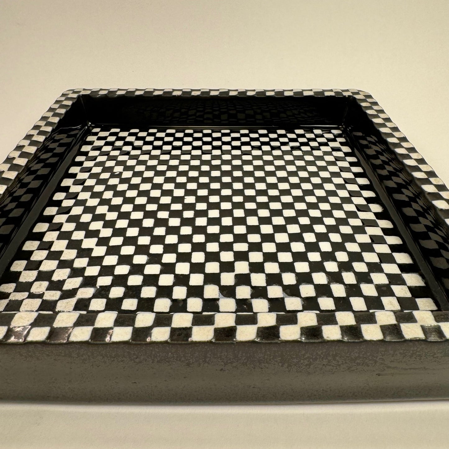 The “domino” Barrel/ashtray by Stig Lindberg