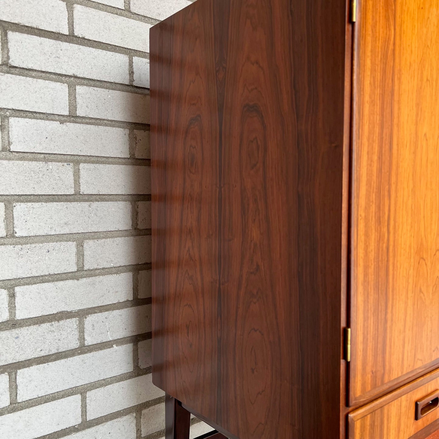 Bar cabinet with room for a fridge