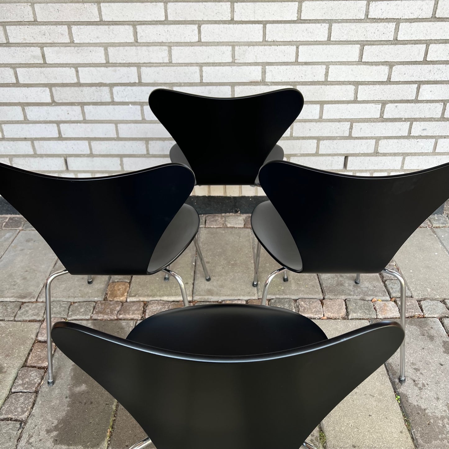 Set of 5 Series 7 by Arne Jacobsen for Fritz Hansen