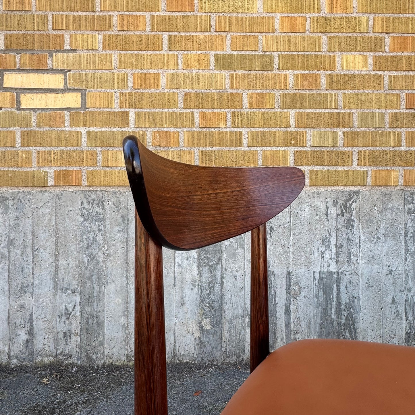 Set med 6st matstolar av E.W. bach för Skovby Møbelfabrik