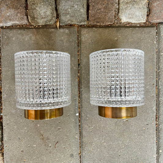 Pair of wall lamps by Carl Fagerlund