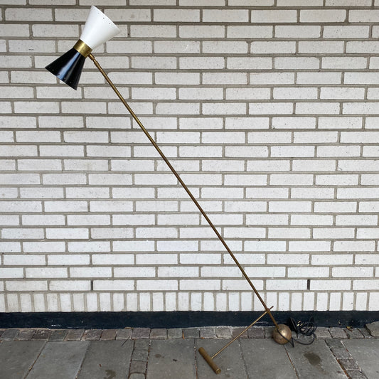 1960s floor lamp in Stilnovo style