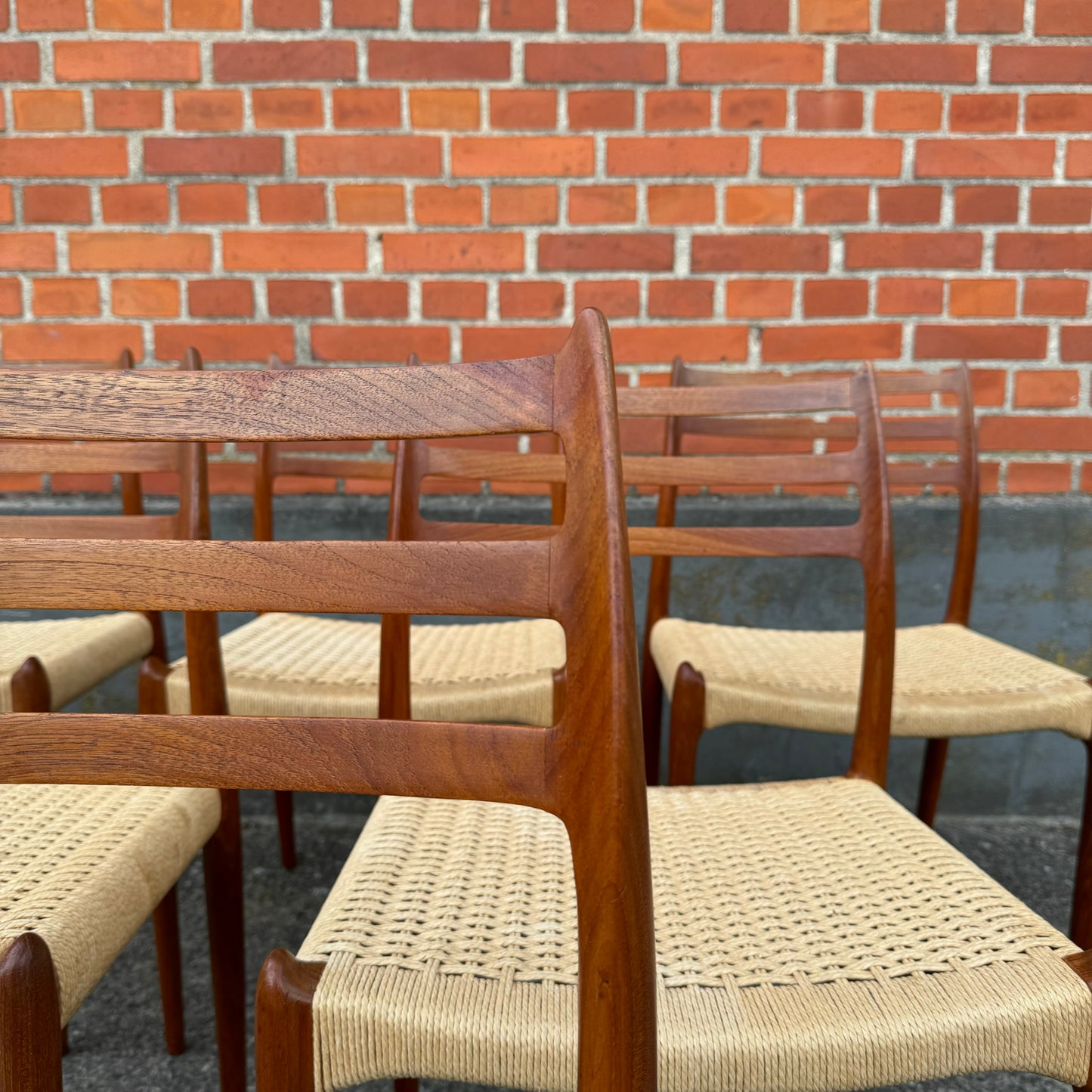 Set of 6 chairs by NO Møller