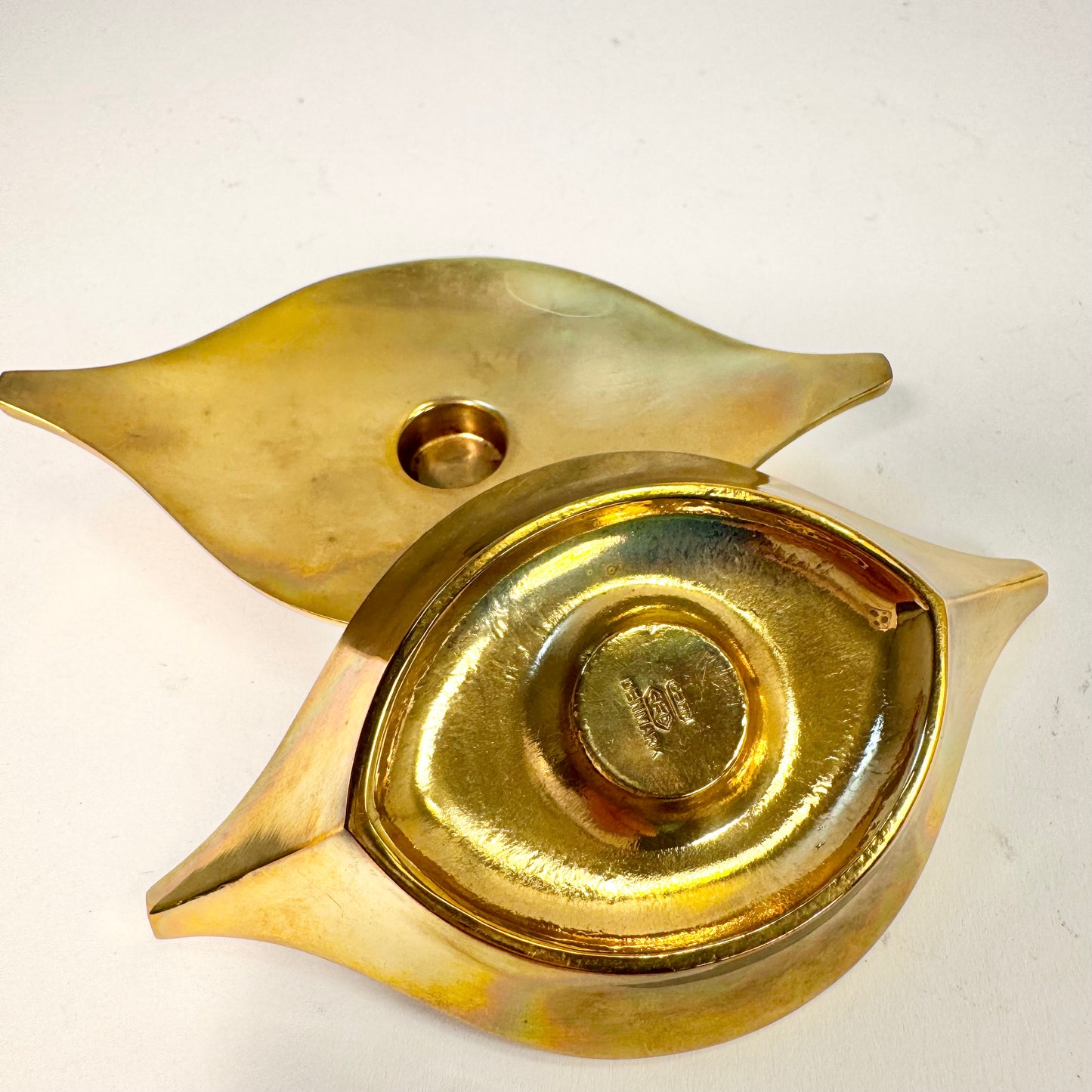 Ljustakar i mässing av Carl M för Cohr Sølv