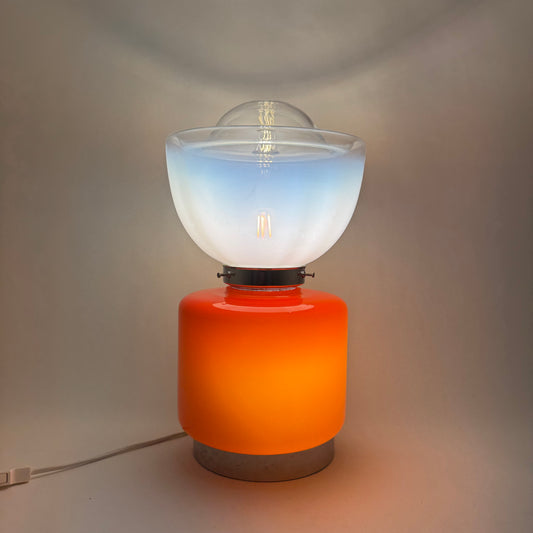 Bordslampa i Muranoglas av Carlo Nason för Mazzega