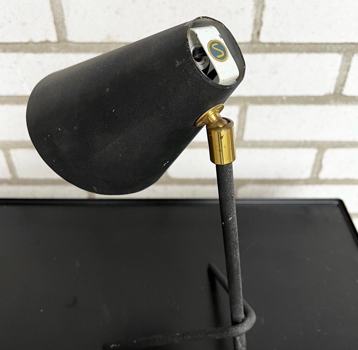 Bords/vägglampa från Borens/Borås