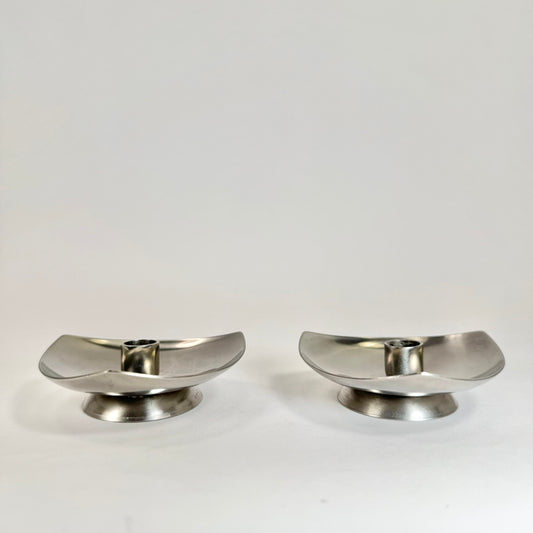Pair of candle holders by Arne Jacobsen