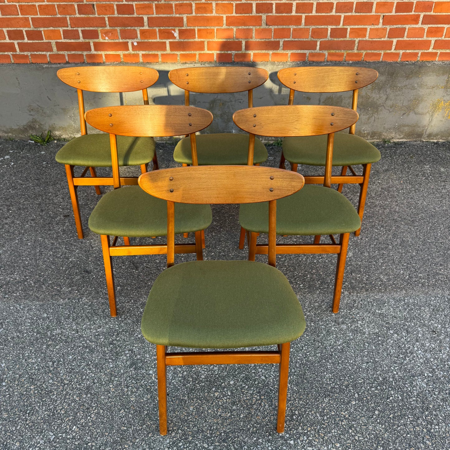 Set med 6st matstolar från Farstrup