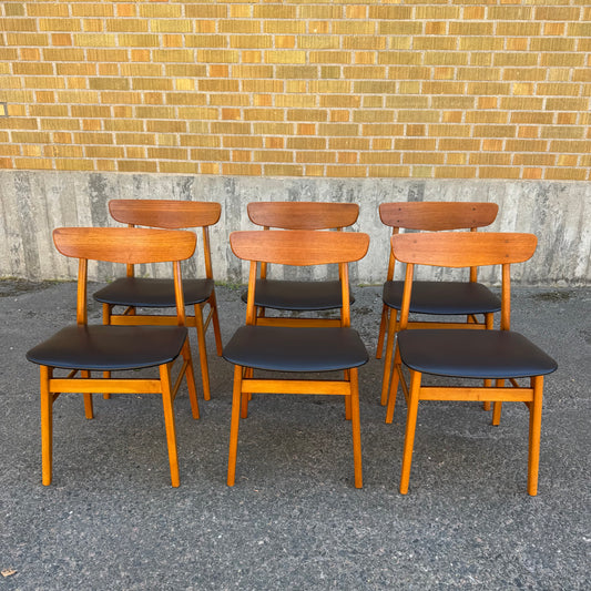 Set med 6st stolar från Findahls Møbelfabrik