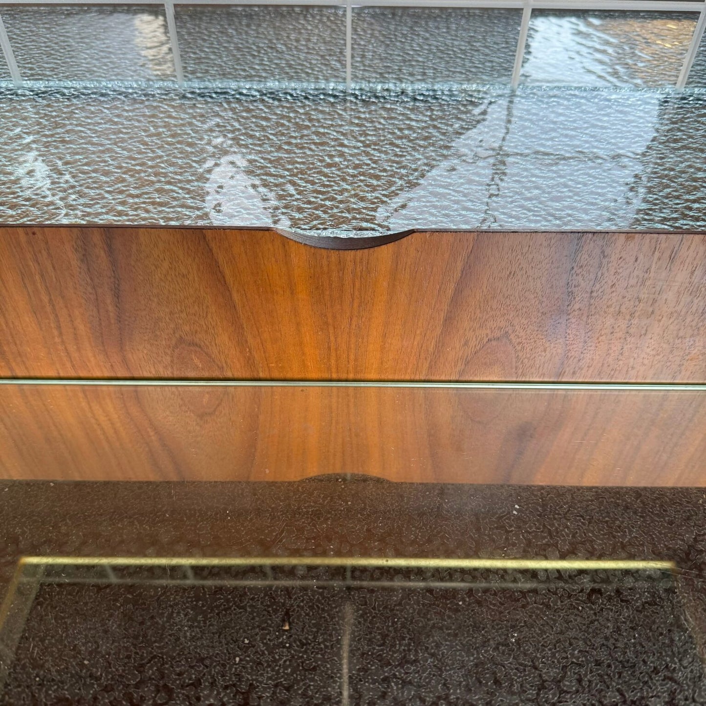 1950-60s bar cabinet with light