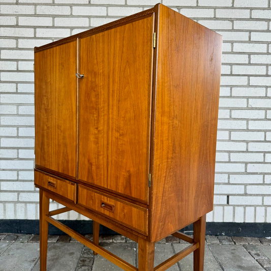 1950-60s bar cabinet with light