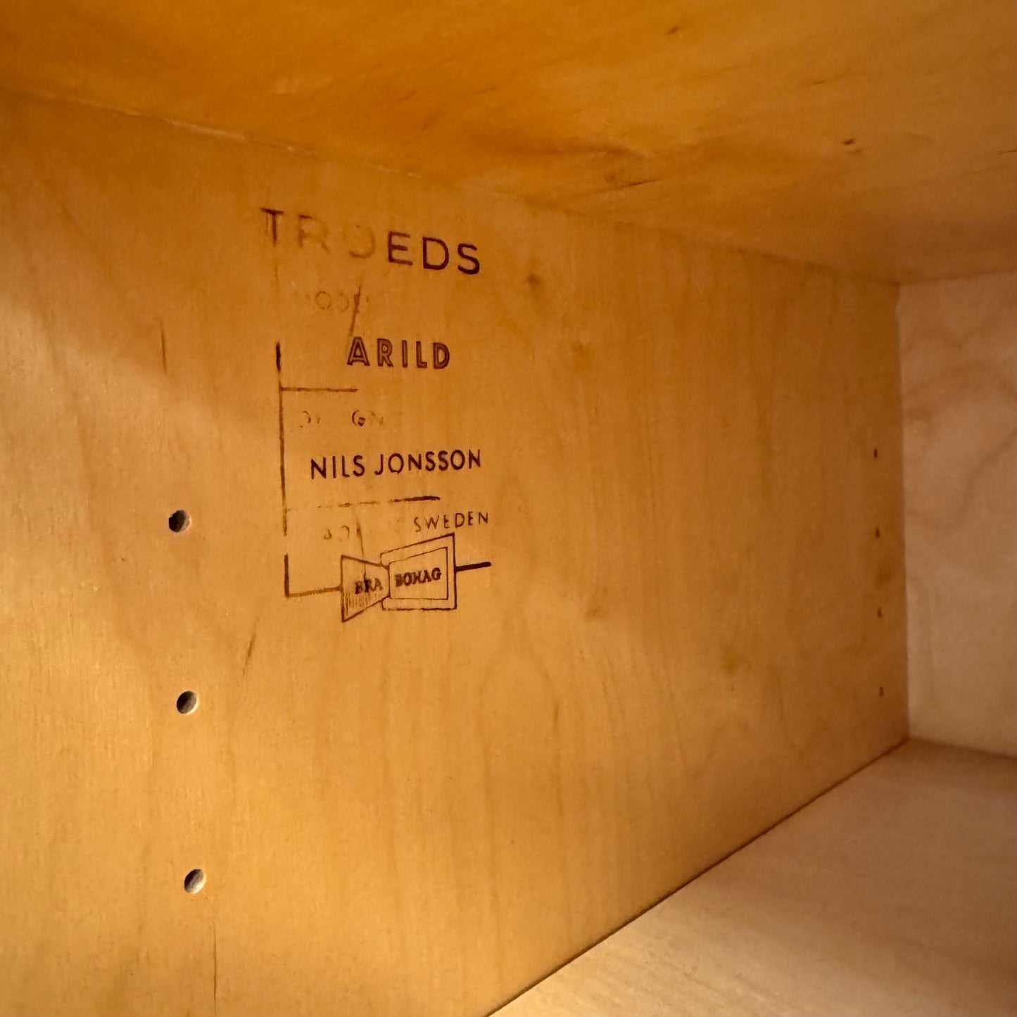 Sideboard, modell ”arild” av Nils Jonsson för Troeds Bjärnum