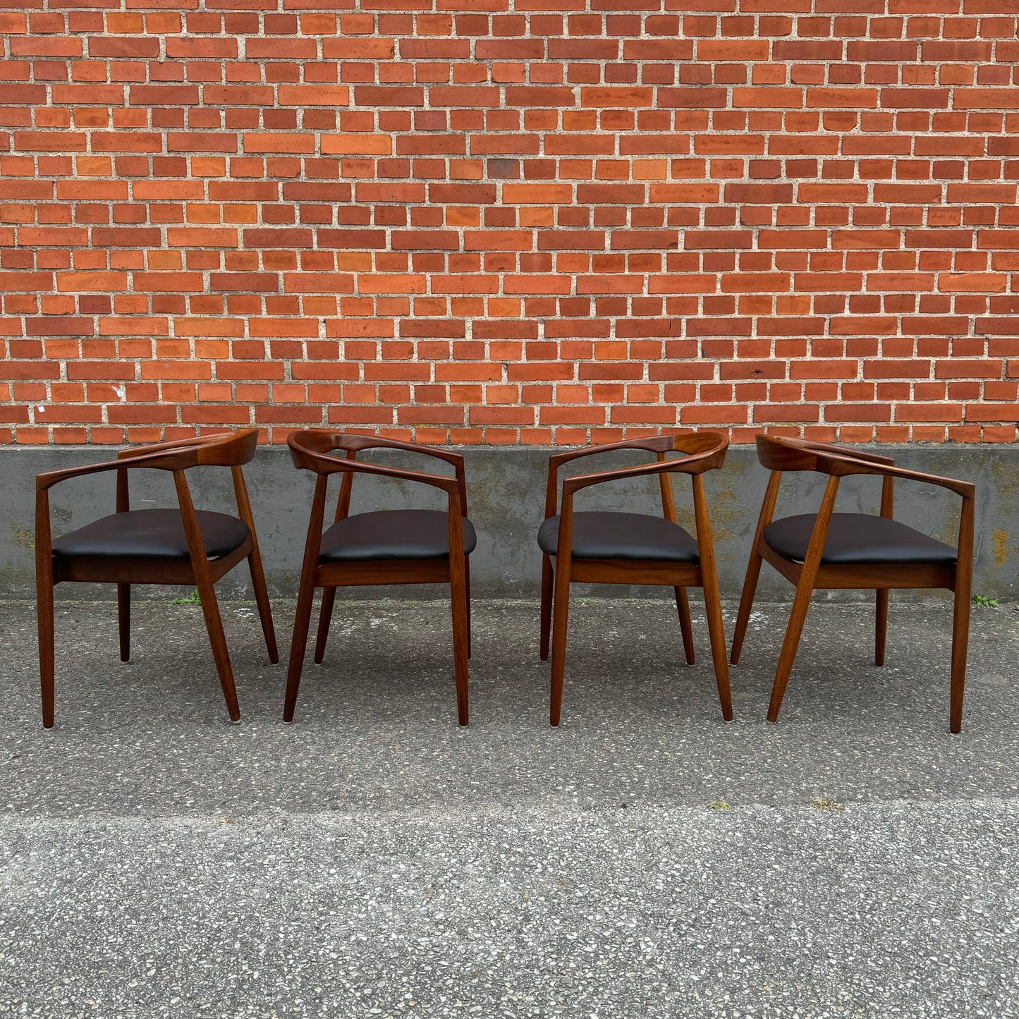 Set of the rare dining chair ”Troja” by Kai Kristiansen