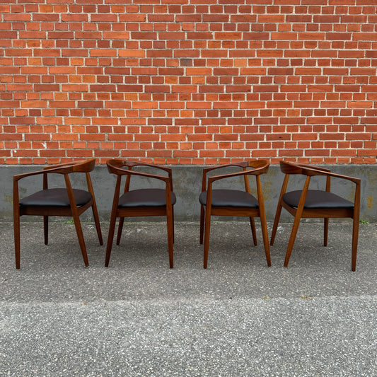 Set of the rare dining chair ”Troja” by Kai Kristiansen