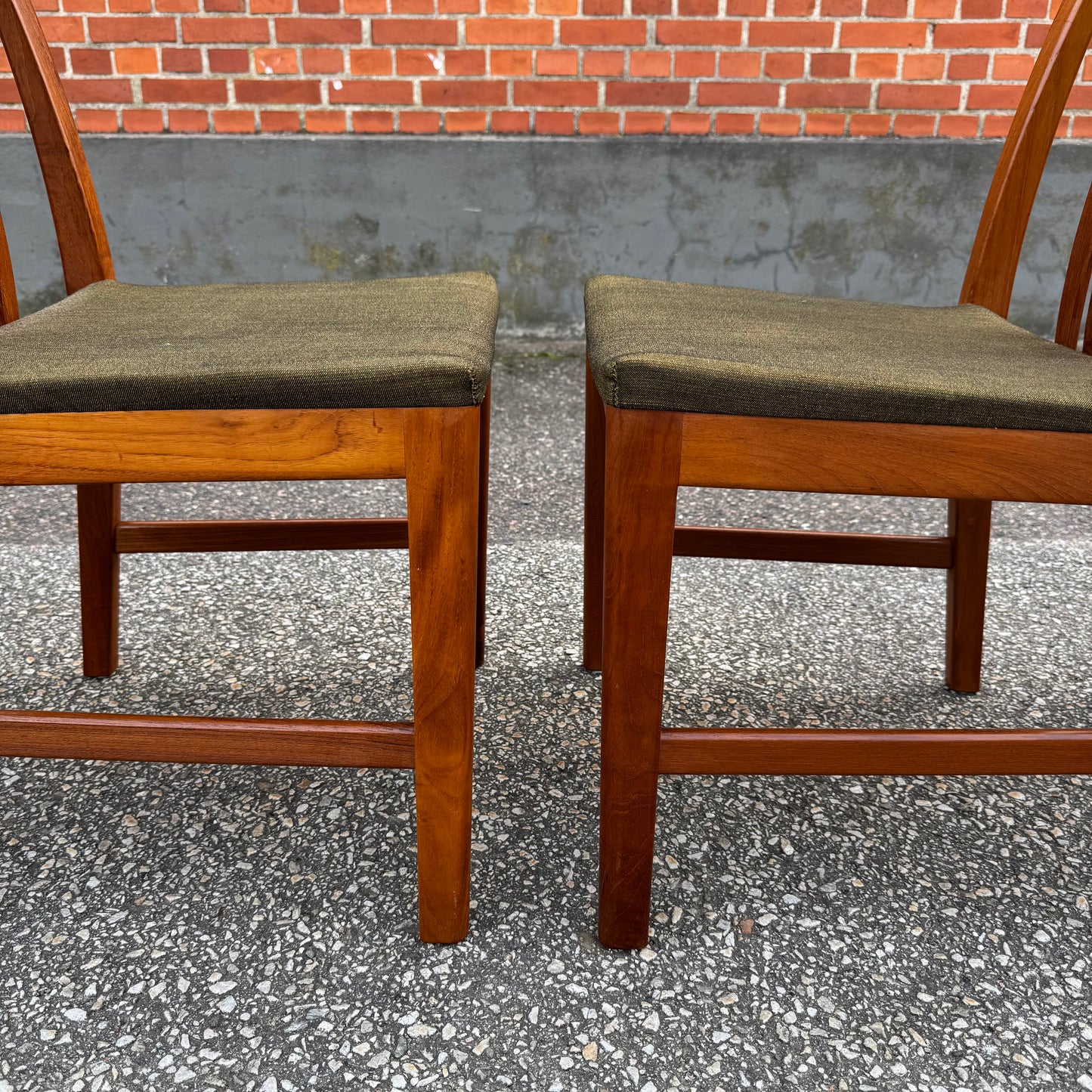4st matstolar i teak