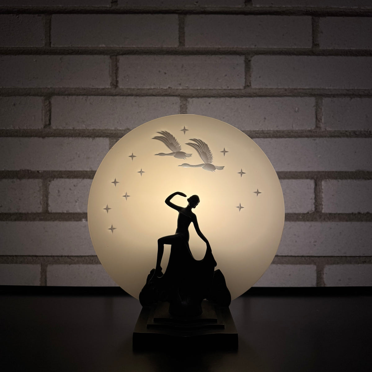 Bordslampa, ”Modell 1-2481” av Malmö Metallvarufabrik